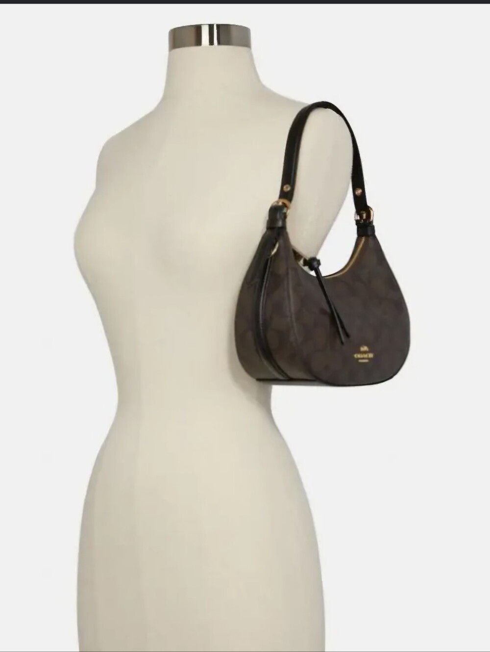 Coach C7257 Women's Hobo Bag  in - Gold/Brown Black SM